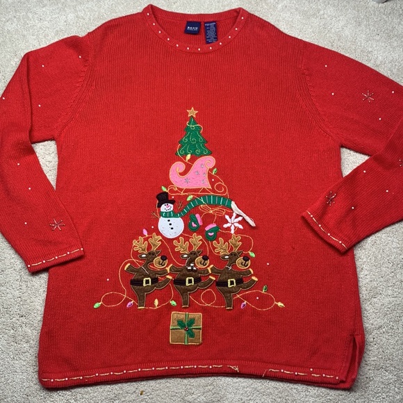 ❤️ VINTAGE - Ugly Christmas Sweater - Picture 2 of 8